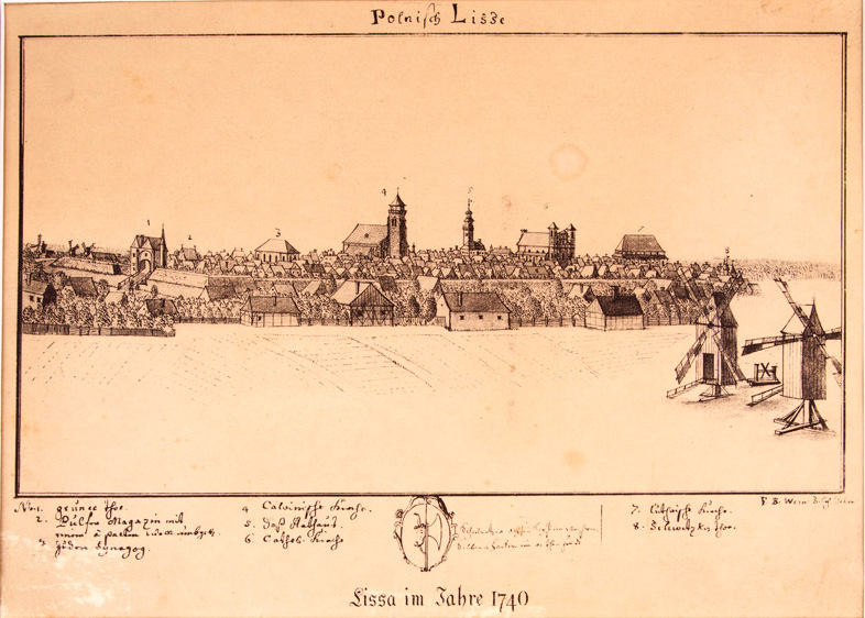wg rysunku F.B. Wernera; kon. XIX w.; Leszno; papier, litografia; wys. 28,8, szer. 20,6 cm; Muzeum Okręgowe w Lesznie; ML74